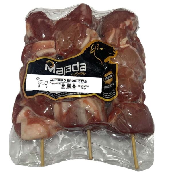 Brochetas de cordero Majada carne x700g