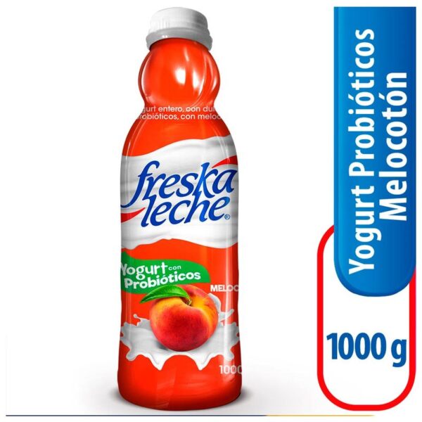 Yogurt Freskaleche Probióticos melocotón botella x1000g