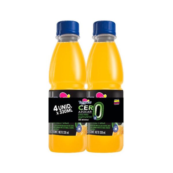 Citrus Tampico punch cero azucar x4und x330ml c/u