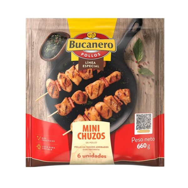 Mini chuzo de pollo Bucanero x6und x500g