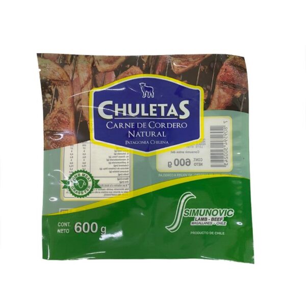 Chuleta de cordero Simunovic x600gr