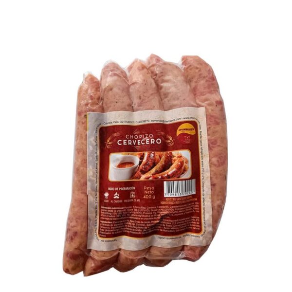 Chorizo cervecero Chorinanos x5und x400g