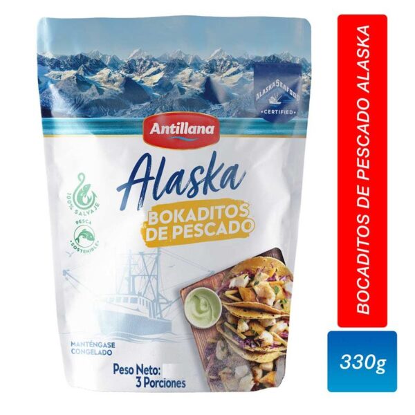 Bokaditos de pescado alaska Antillana x330g