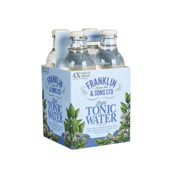 Agua Tónica Franklin & Sons Light x4und x200ml c/u