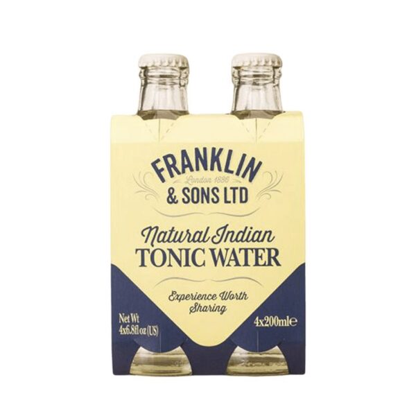 Agua Tónica Franklin & Sons Nat India x4und x200ml c/u