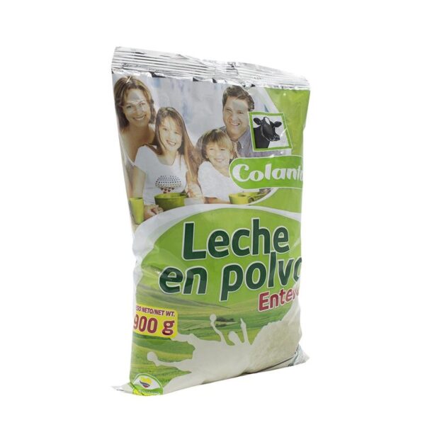 Leche en polvo Colanta entera x900g