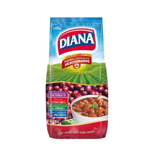 Frijoles Diana bola roja seleccionados x1000g