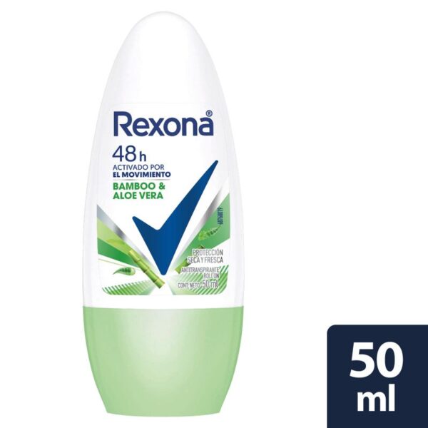 Desodorante Rexona bamboo women roll on x50ml