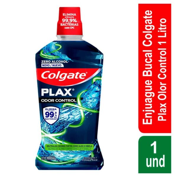 Enjuague Bucal Colgate Plax Odor Control x1L