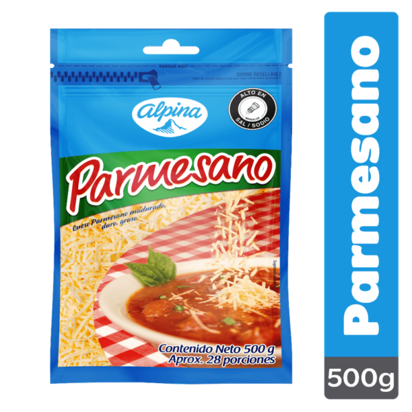 Queso parmesano Alpina bolsa x500g