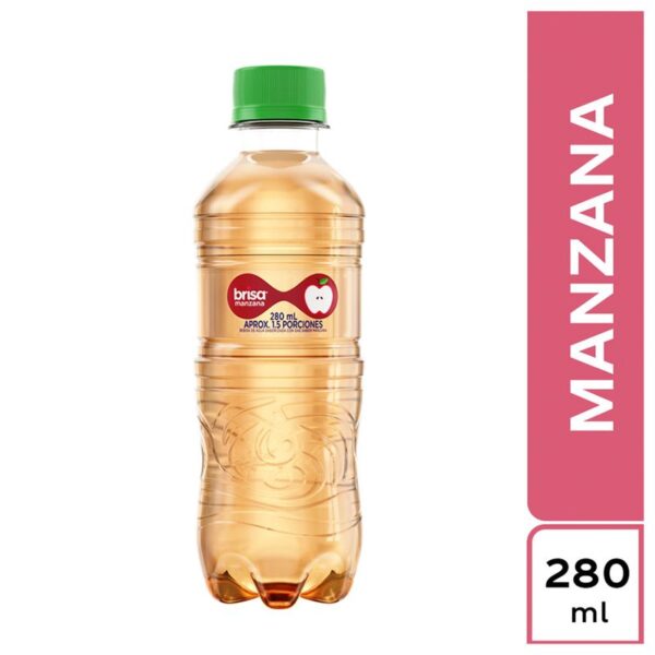 Agua Saborizada Brisa Con Gas Manzana 280ml