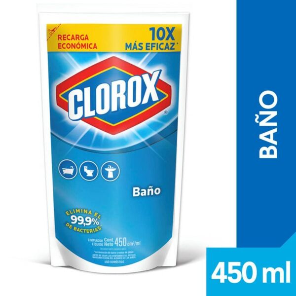 Desinfectante de baño Clorox doypack x450 ml