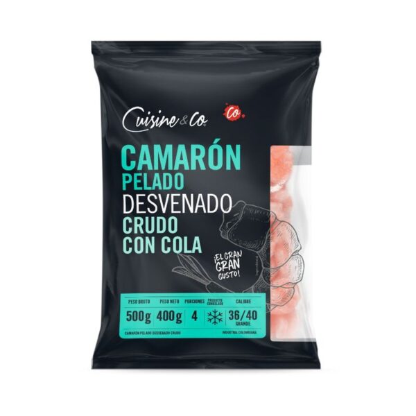 Camarón crudo Cuisine&Co 36/40 x400g