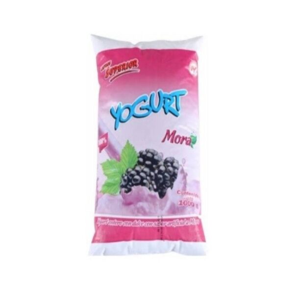 Yogurt Superior mora bolsa x1000g