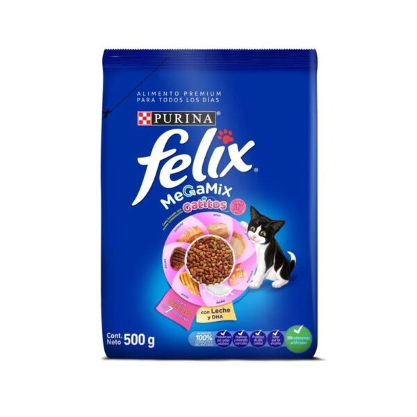 Comida para gatitos Felix Megamix x500g