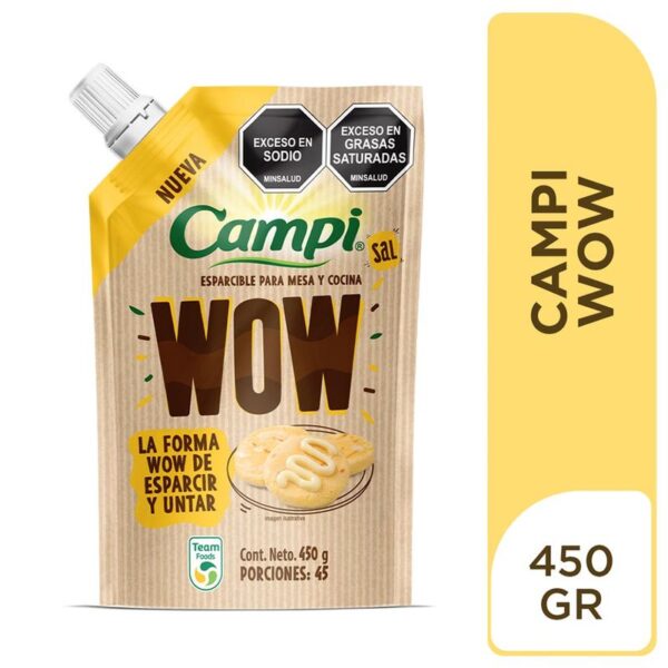 Margarina Campi Wow con sal x450g