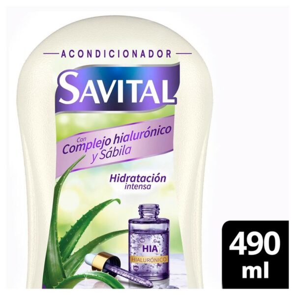 Acondicionador Savital Ácido Hiarulónico x490ml