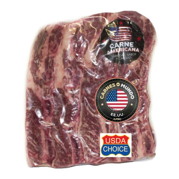 Rib Asado De Tira Americana Con Hueso x850g