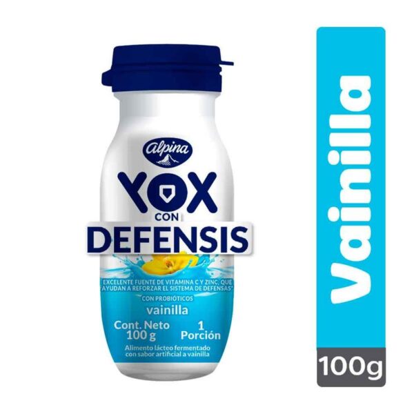 Alimento lácteo Yox Defensis vainilla x100g