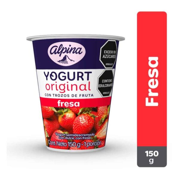 Yogurt Alpina fresa x150g