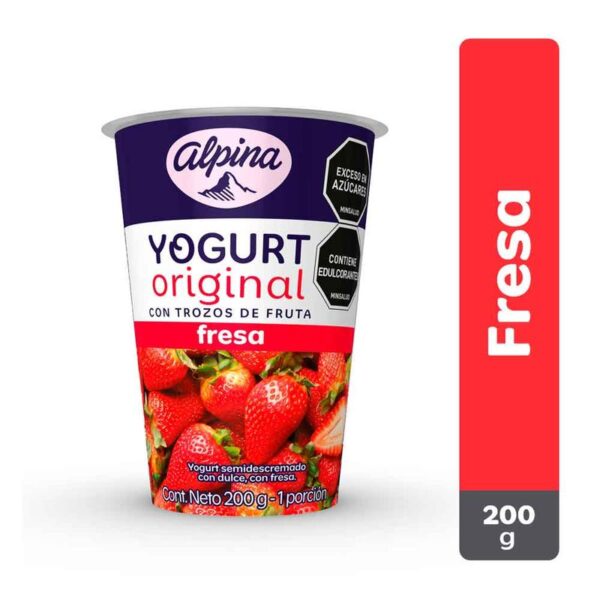 Yogurt Alpina fresa x200g