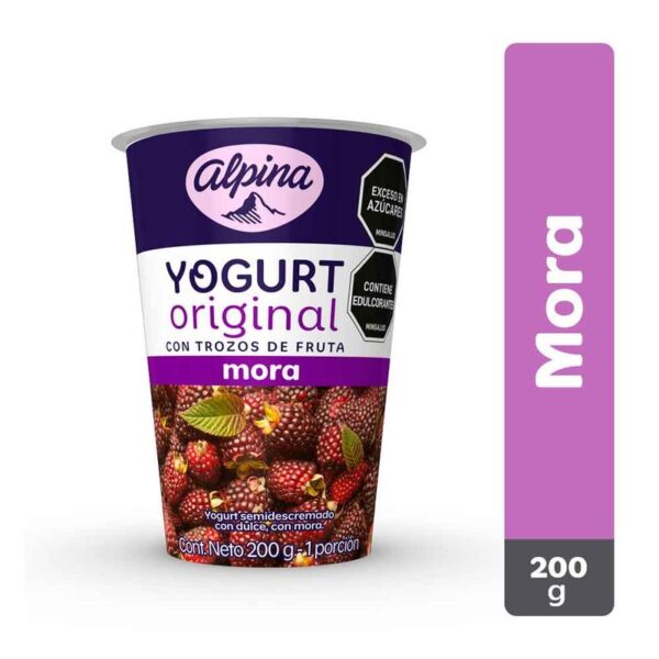 Yogurt Alpina mora x200g