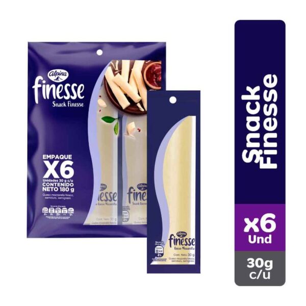 Queso Finesse snack x6und x30g c-u