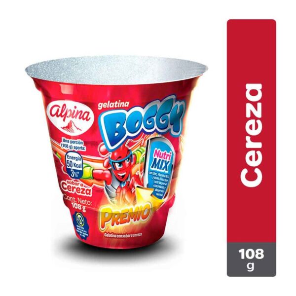 Gelatina Boggy Premio cereza x108g