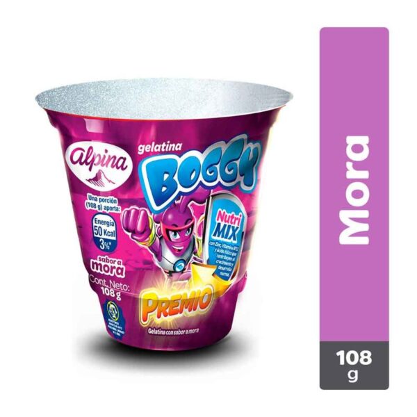 Gelatina Boggy Premio mora x108g