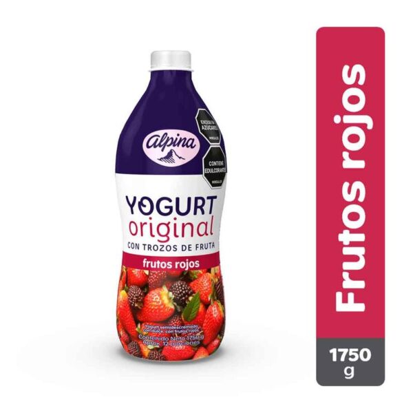 Yogurt Alpina frutos rojos x1750g