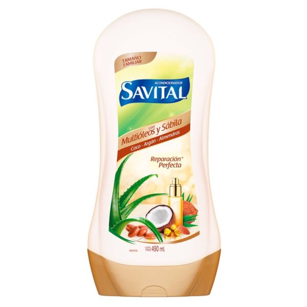 Acondicionador Savital multioleos sabila x490ml