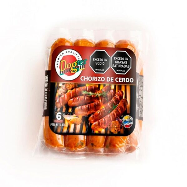 Chorizo Dogger cerdo x6und x300g