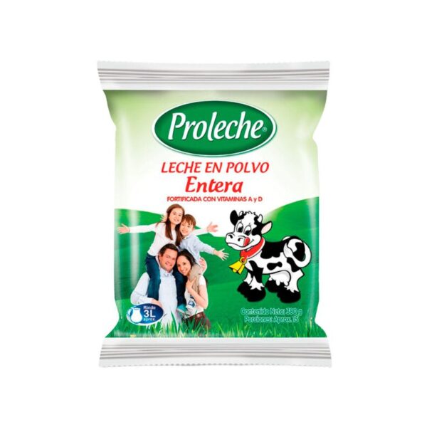 Leche en polvo Proleche entera x380g