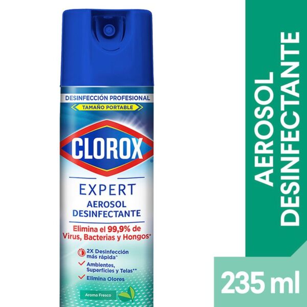 Aerosol Desinfectante Clorox Expert Fresco x235ml