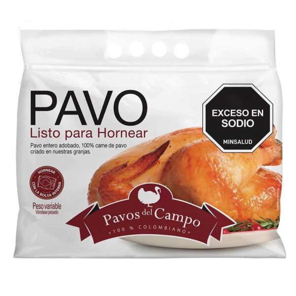 Pavo Fresco Listo Para Hornear Jumbo x6000g