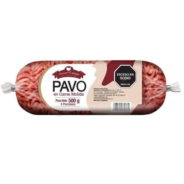 Carne molida de pavo Pavos Del Campo congelada x500g