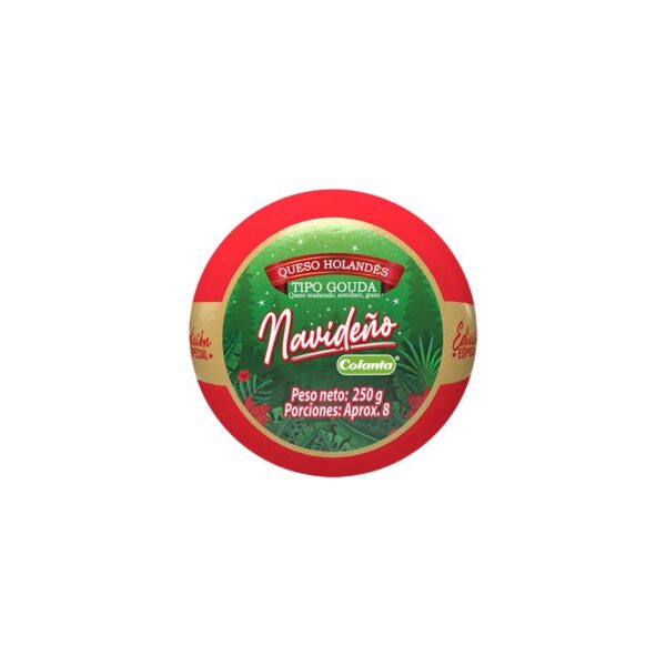 Queso holandés Colanta navideño x250g