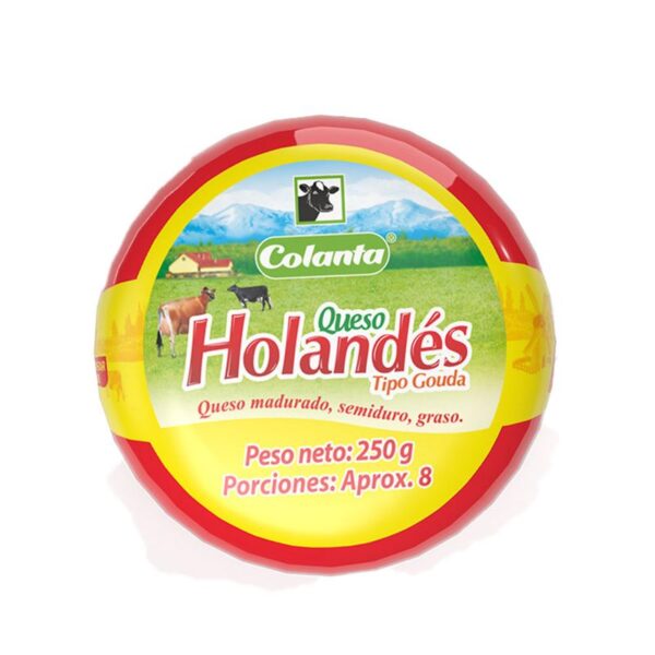 Queso holandés Colanta x250g