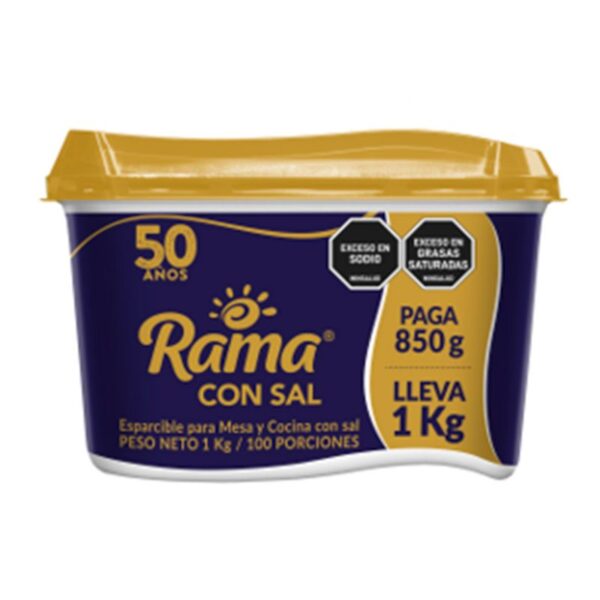 Esparcible Rama sal paga 850g lleva 1000g