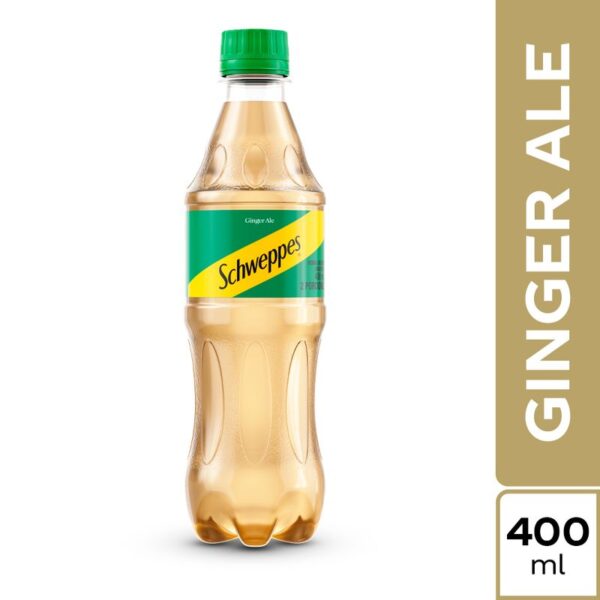 Gaseosa Schweppes ginger ale pet x400ml