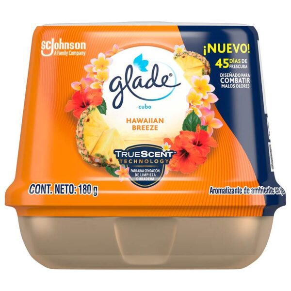 Aromatizante Glade Cubo Hawaiian Breeze 180 g