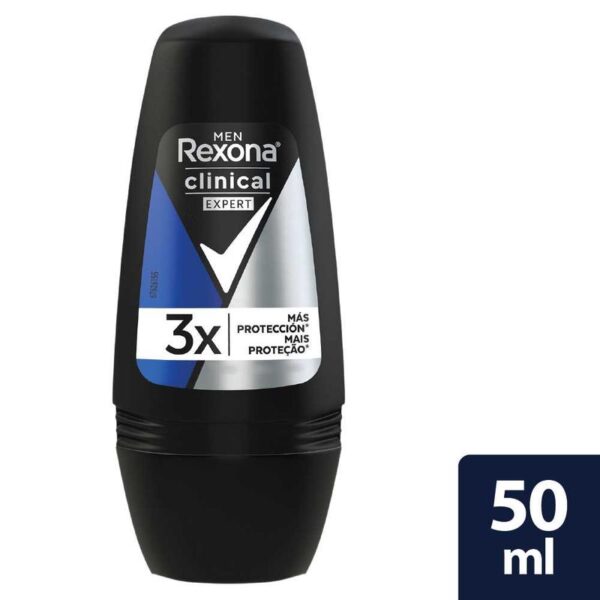 Desodorante Antitranspirante Rexona Roll on Hombre Clinical x50ml