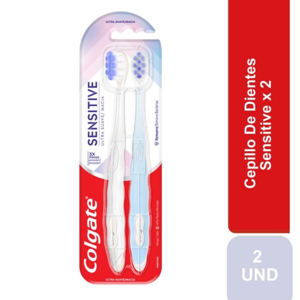 Cepillo de Dientes Sensibilidad Colgate Ultra Suave x2 Unidades