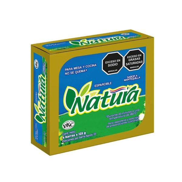 Esparcible Natura barra x4und x125g c-u