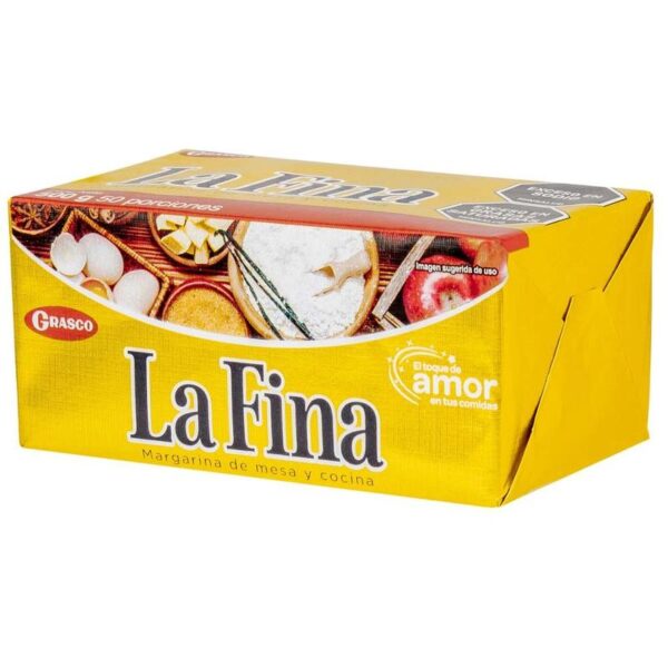 Margarina La Fina barra x500g