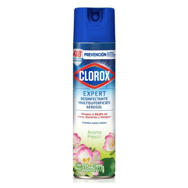 Aerosol desinfectante Clorox expert fresco x332ml