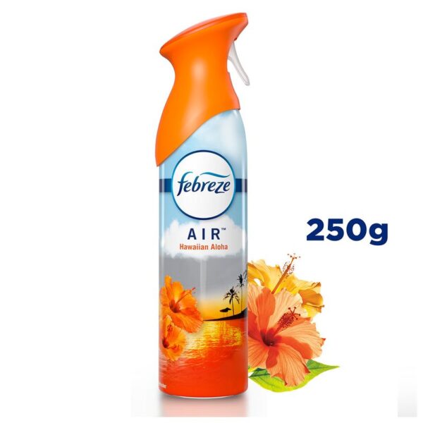 Aromatizante Febreze Hawaiana aerosol x250g