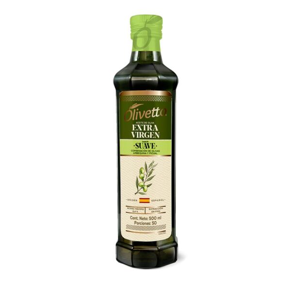 Aceite Olivetto Oliva Extra Virgen Suave x500ml