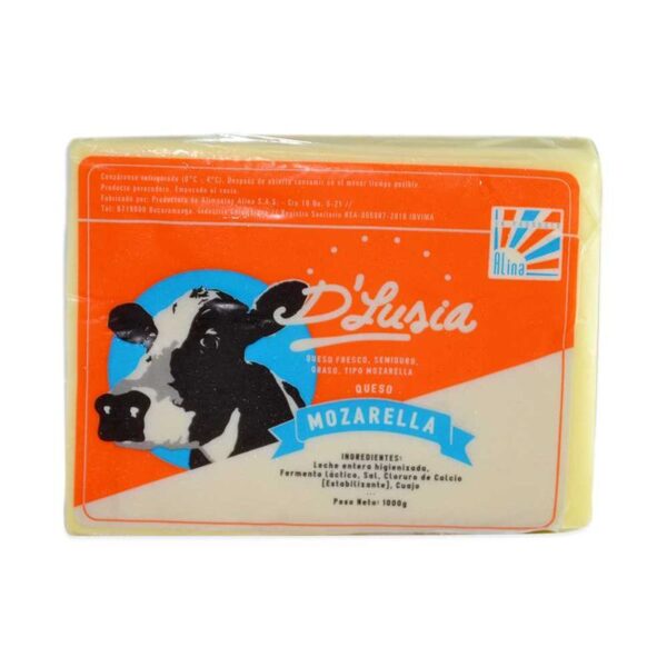 Queso mozarella D'Lusia x1000g