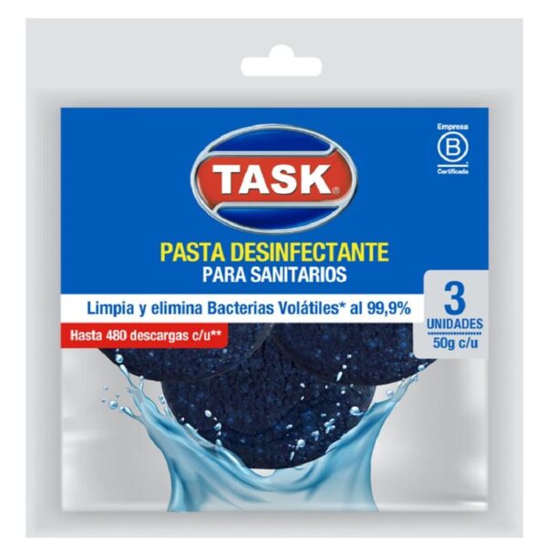 Pastilla Desinfectante Para Baño Task X3 150 gr